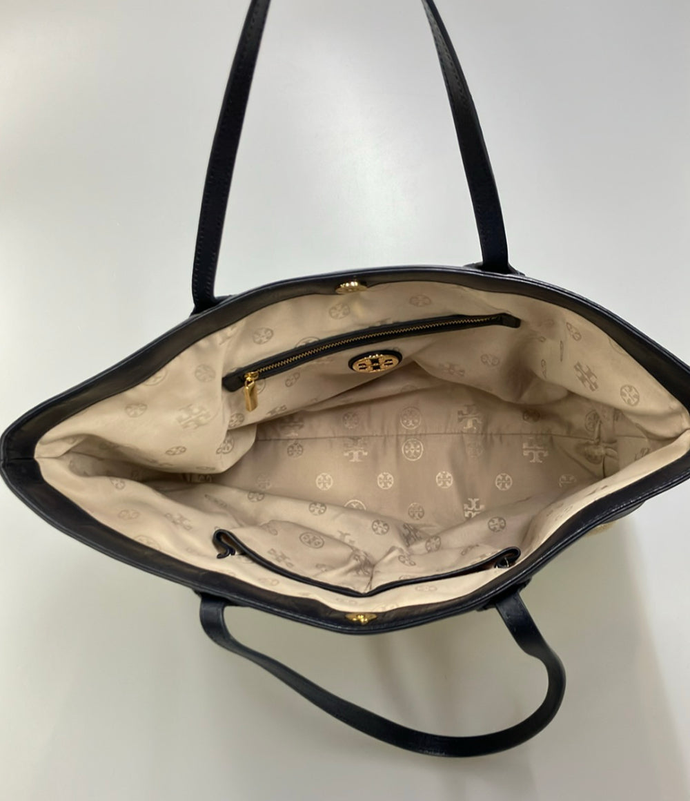 Tory Burch トートバッグ レザー キャンバス レディース トリーバーチ