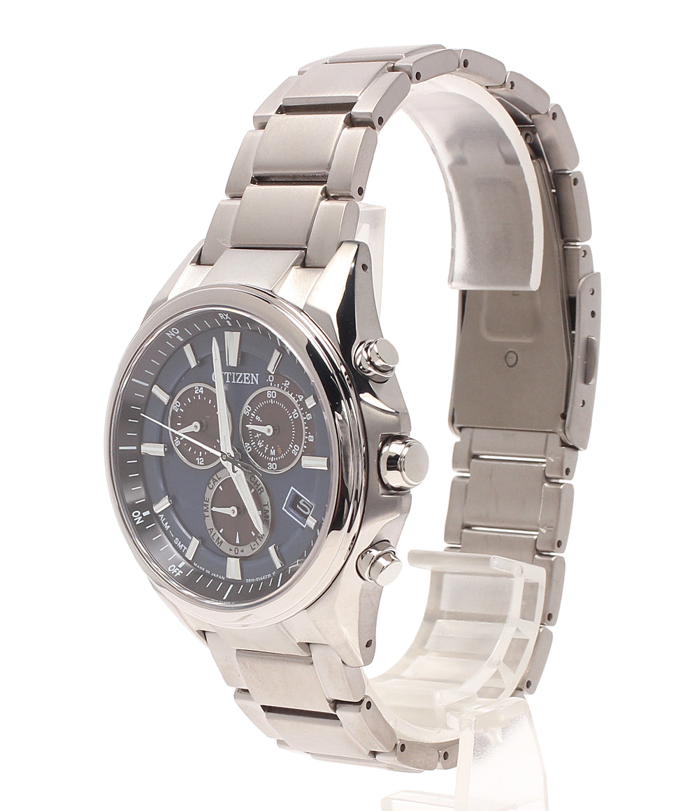 CITIZEN 腕時計 アテッサ ソーラー ネイビー E610-S104203 メンズ シチズン
