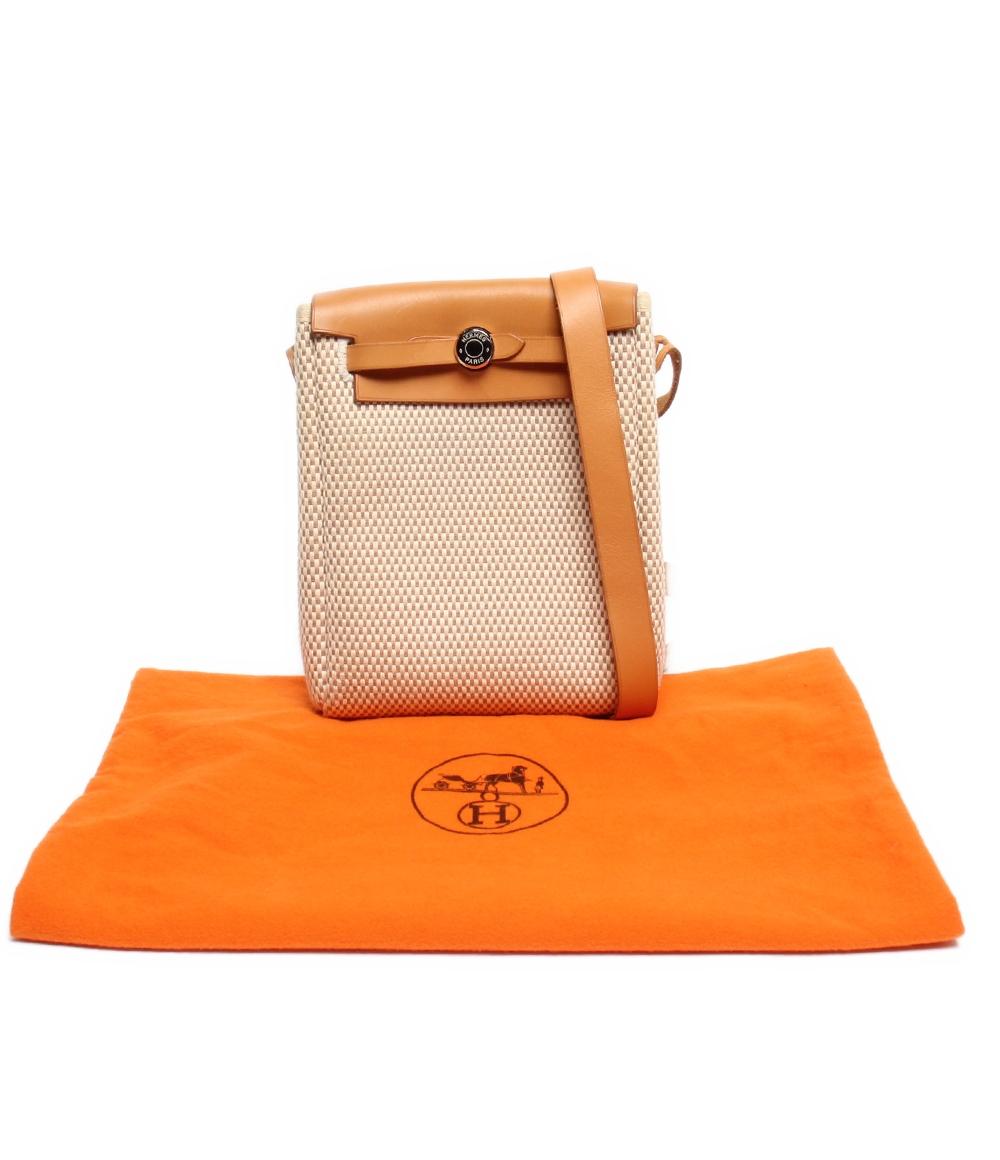 エルメス HERMES エールバッグTPM 替えバッグ付き 斜め掛け ポシェット ショルダーバッグ トワルアッシュ □H刻 ナチュラル ベージュ エルメス HERMES エールバッグTPM 替えバッグ付き 斜め掛け ポシェット