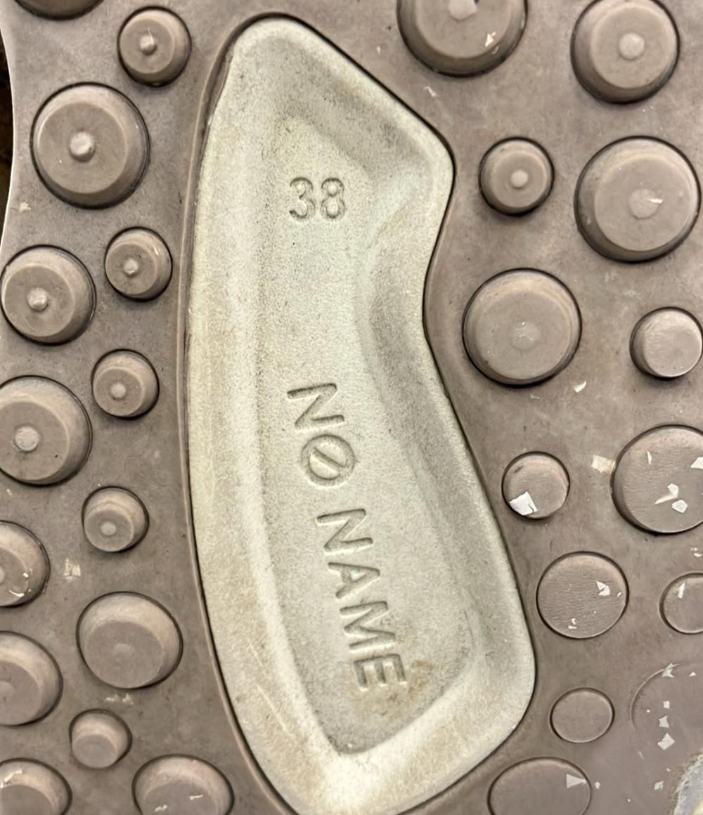 ノーネーム ローカットスニーカー 厚底 レディース SIZE 38 (L) NO NAME