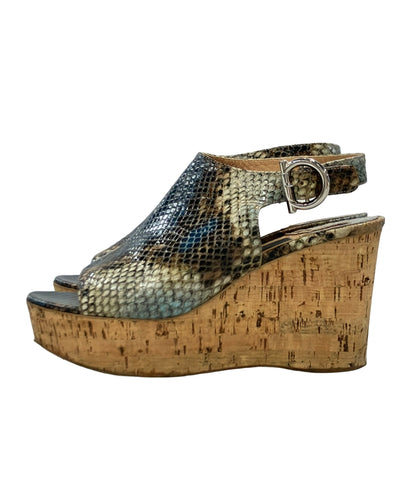 Salvatore Ferragamo サンダル ウェッジソール ガンチーニ YW 04995 レディース SIZE 6 サルヴァトーレフェラガモ