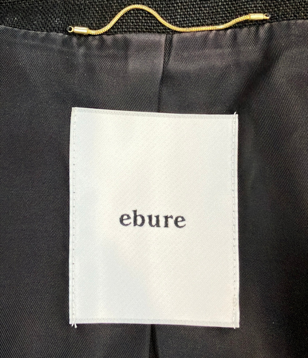 ebure ベスト ノースリーブジャケット ジレ リネン 22SS 3510400176 レディース SIZE 36 (XS) エブール