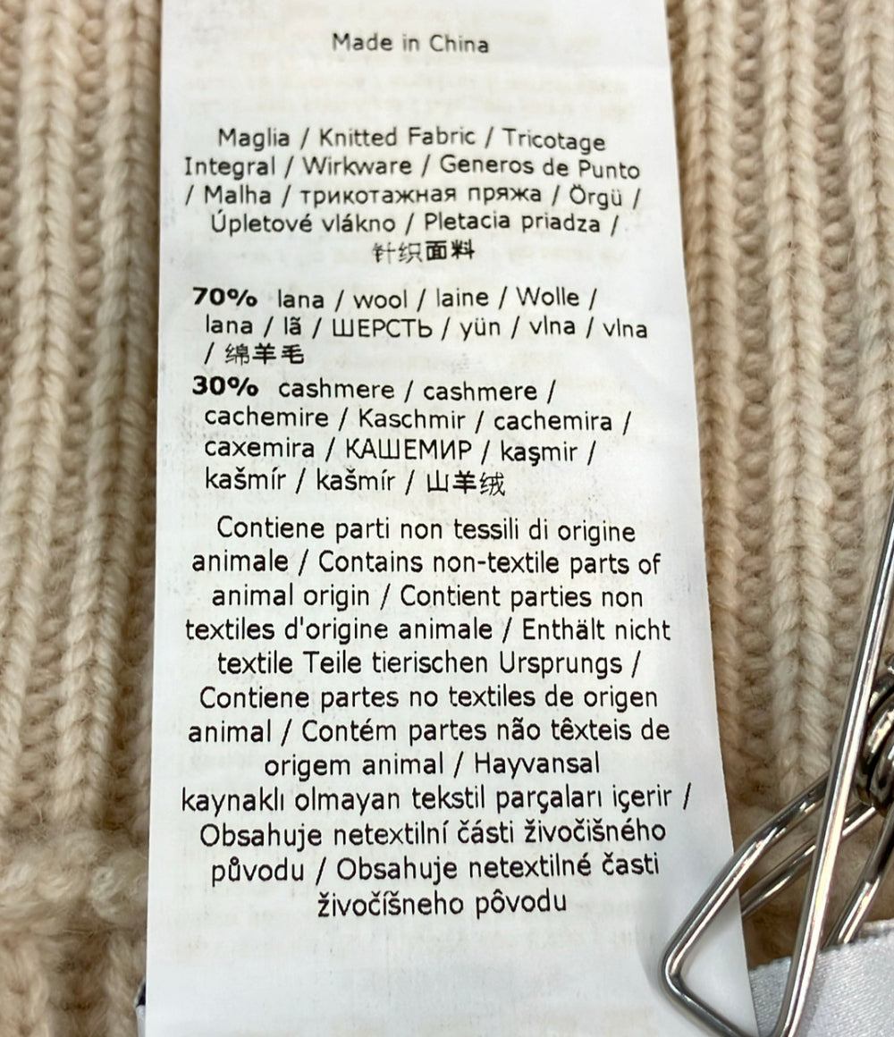 MAX MARA 長袖ニット カシミヤ ウール ケーブル ミセス＆エレガンス レディース SIZE L マックスマーラ