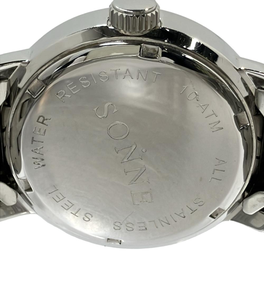 SONNE 腕時計 クオーツ ピンク メンズ ゾンネ