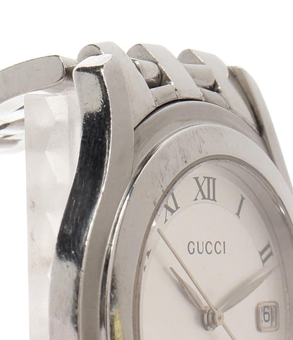 GUCCI 腕時計 クオーツ シルバー 5500M メンズ グッチ