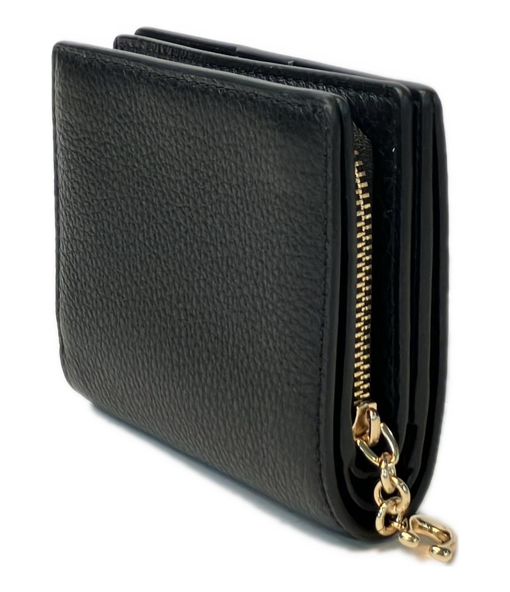 美品 コーチ 二つ折り財布 レディース COACH