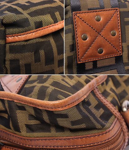 FENDI 2wayショルダーバッグ トートーバッグ 肩掛け ズッカ 7VA158 メンズ レディース フェンディ