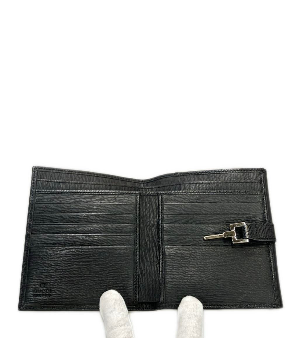 GUCCI グッチ　本日限定セール　二つ折り　財布　ジャッキー　黒　レザー　人気 GUCCI（グッチ） ジャッキー 二つ折り財布 ロゴ 茶色 ブラウン 黒