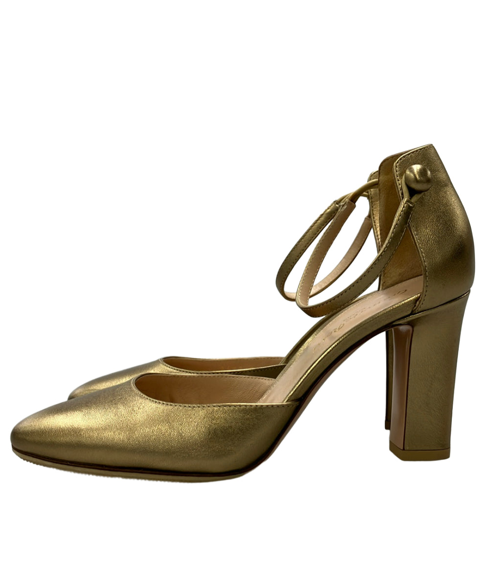 Gianvito Rossi アンクルストラップパンプス レディース SIZE 38 (24cm) ジャンヴィトロッシ