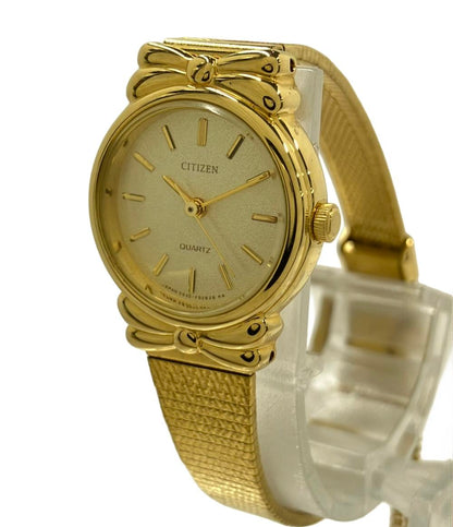 シチズン ③-32  602 CITIZEN　腕時計 クオーツ ゴールド 5931-F90885 レディース