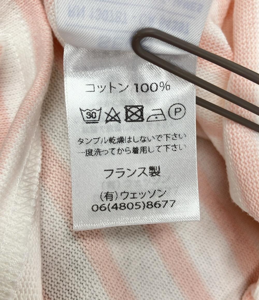 セントジェームス ボーダー柄ボートネック長袖Tシャツ ロンT レディース SIZE XXS SAINT JAMES