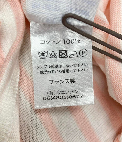 セントジェームス ボーダー柄ボートネック長袖Tシャツ ロンT レディース SIZE XXS SAINT JAMES