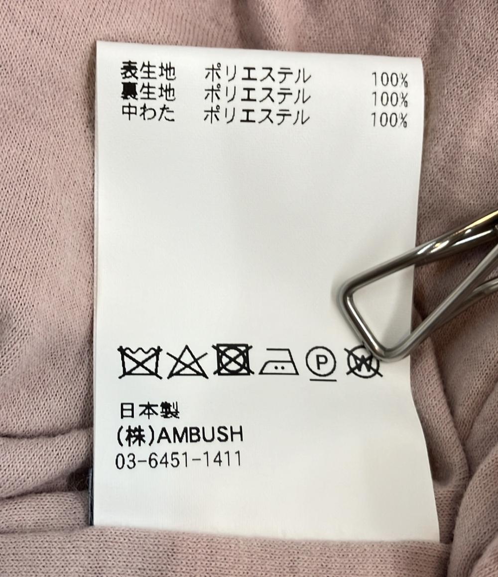 AMBUSH 半袖Tシャツ 中綿カットソー ロゴ刺繍 12112216 レディース SIZE 2 (M) アンブッシュ