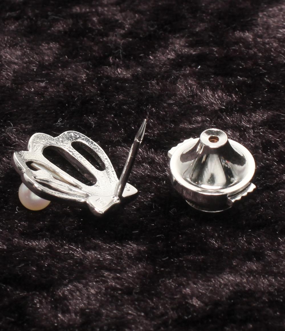 美品 TASAKI タイピン SV 貝殻モチーフ メンズ タサキ