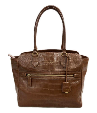 コールハーン トートバッグ クロコ型押し レザー レディース COLE HAAN