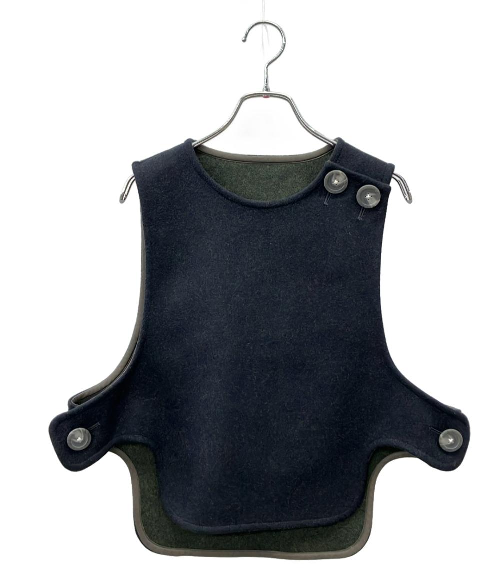 ENFOLD メルトンショートベスト 300FA530-0880 レディース SIZE 38 (M) エンフォルド