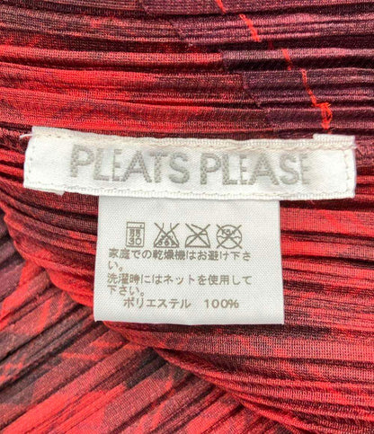 美品 プリーツプリーズ 半袖カットソー レディース SIZE 3 (L) PLEATS PLEASE