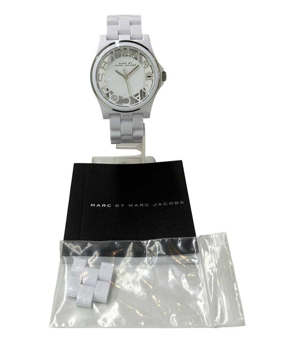 MARC BY MARC JACOBS 腕時計 クオーツ ホワイト MBM4571 メンズ マークバイマークジェイコブス