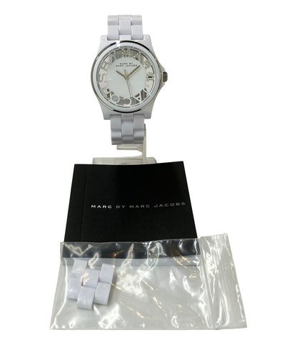 MARC BY MARC JACOBS 腕時計 クオーツ ホワイト MBM4571 メンズ マークバイマークジェイコブス