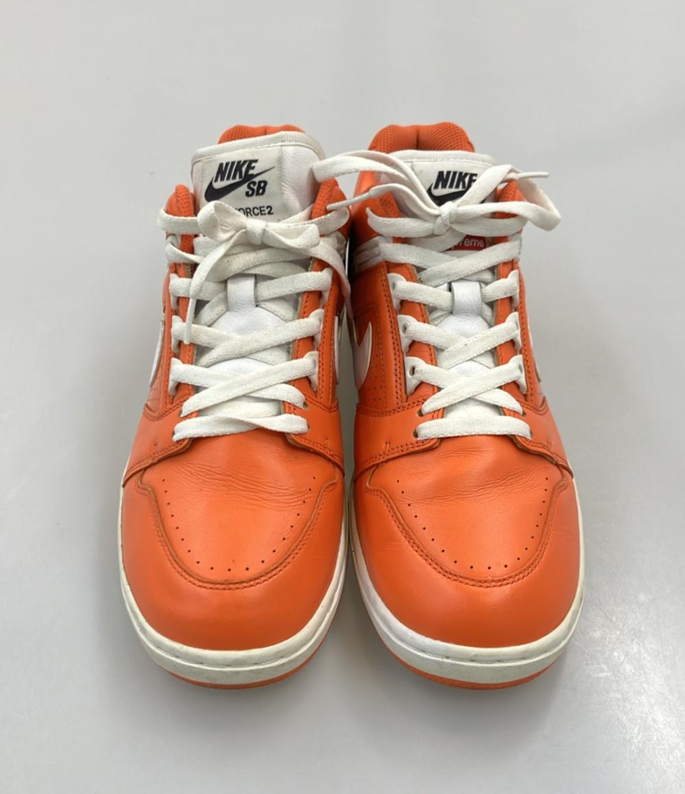 NIKE ミドルカットスニーカー × Supreme SB AIR FORCE 2 AA0871-818 メンズ SIZE 27.0 (L) ナイキ