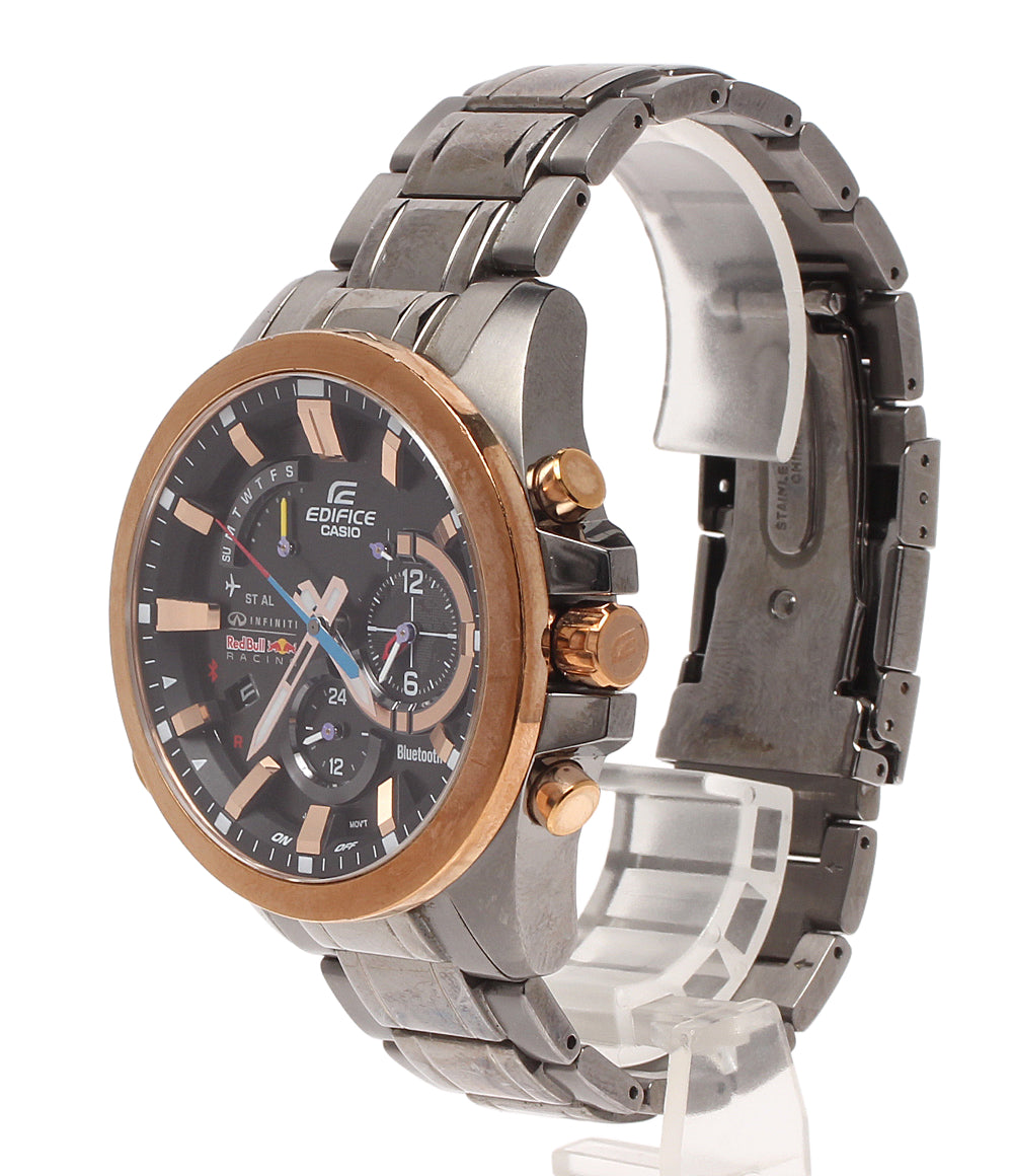 CASIO 腕時計 ブルートゥース エディフェイス ソーラー ブラック EQB-510 メンズ カシオ