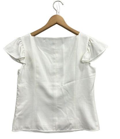 美品 フォクシー ニューヨーク 半袖ブラウス フレンチスリーブ レディース SIZE 40 (L) FOXEY NEW YORK