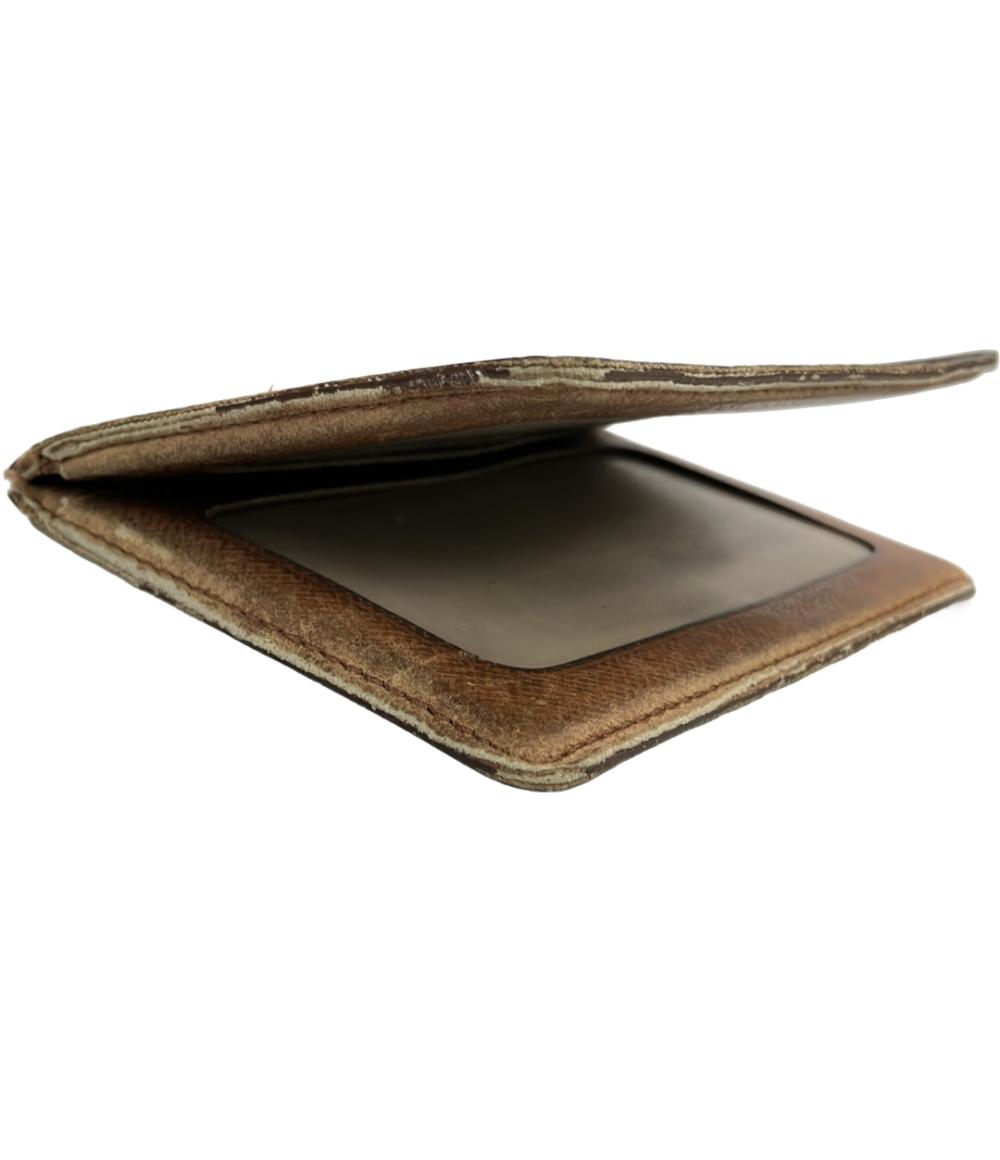 訳あり ルイ・ヴィトン パスケース ポルト2カルトヴェルティカル モノグラム M60533 レディース LOUIS VUITTON