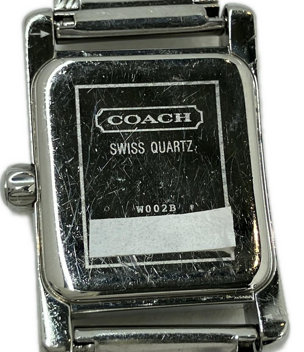 COACH 腕時計 クオーツ シルバー W002B レディース コーチ