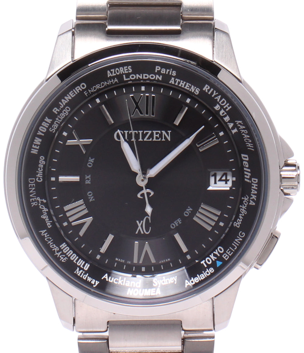 CITIZEN 腕時計 クロスシー xC ソーラー電波 ブラック H149-T018335 メンズ シチズン