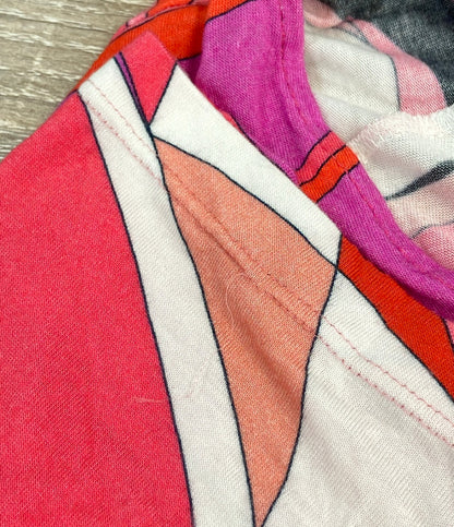 Emilio Pucci 長袖ワンピース 幾何学模様 22RL30 レディース SIZE 44 (L) エミリオ・プッチ