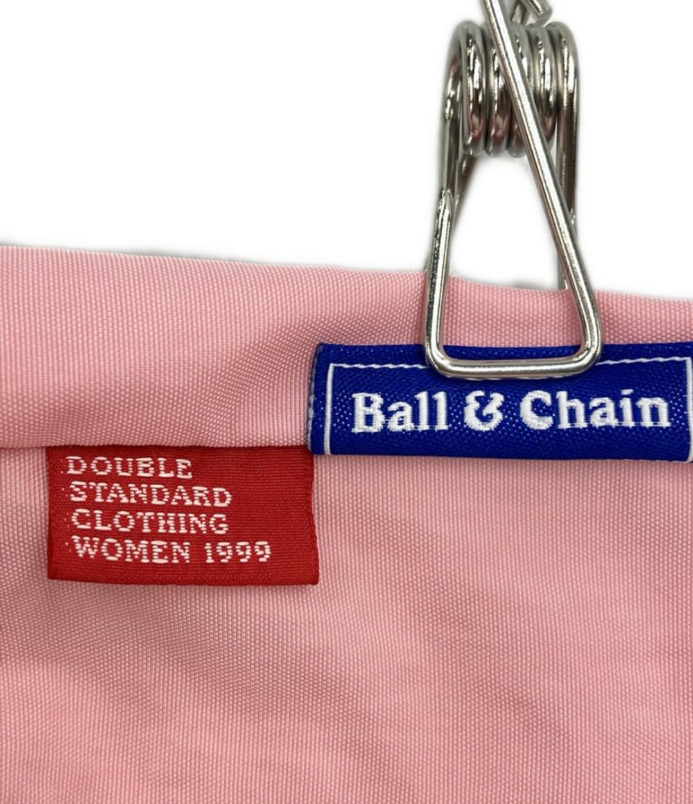 美品 ダブルスタンダードクロージング ボールアンドチェーン 2WAY ハンドバッグ ショルダーバッグ 斜め掛け レディース DOUBLE STANDARD CLOTHING