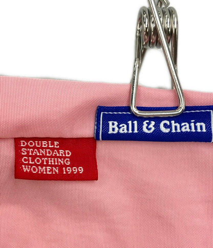 美品 ダブルスタンダードクロージング ボールアンドチェーン 2WAY ハンドバッグ ショルダーバッグ 斜め掛け レディース DOUBLE STANDARD CLOTHING