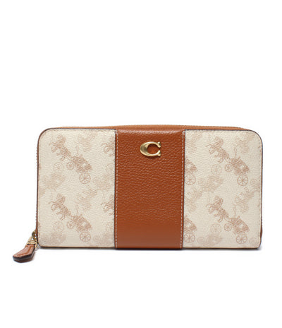 美品 COACH ラウンドファスナー長財布 コーチ
