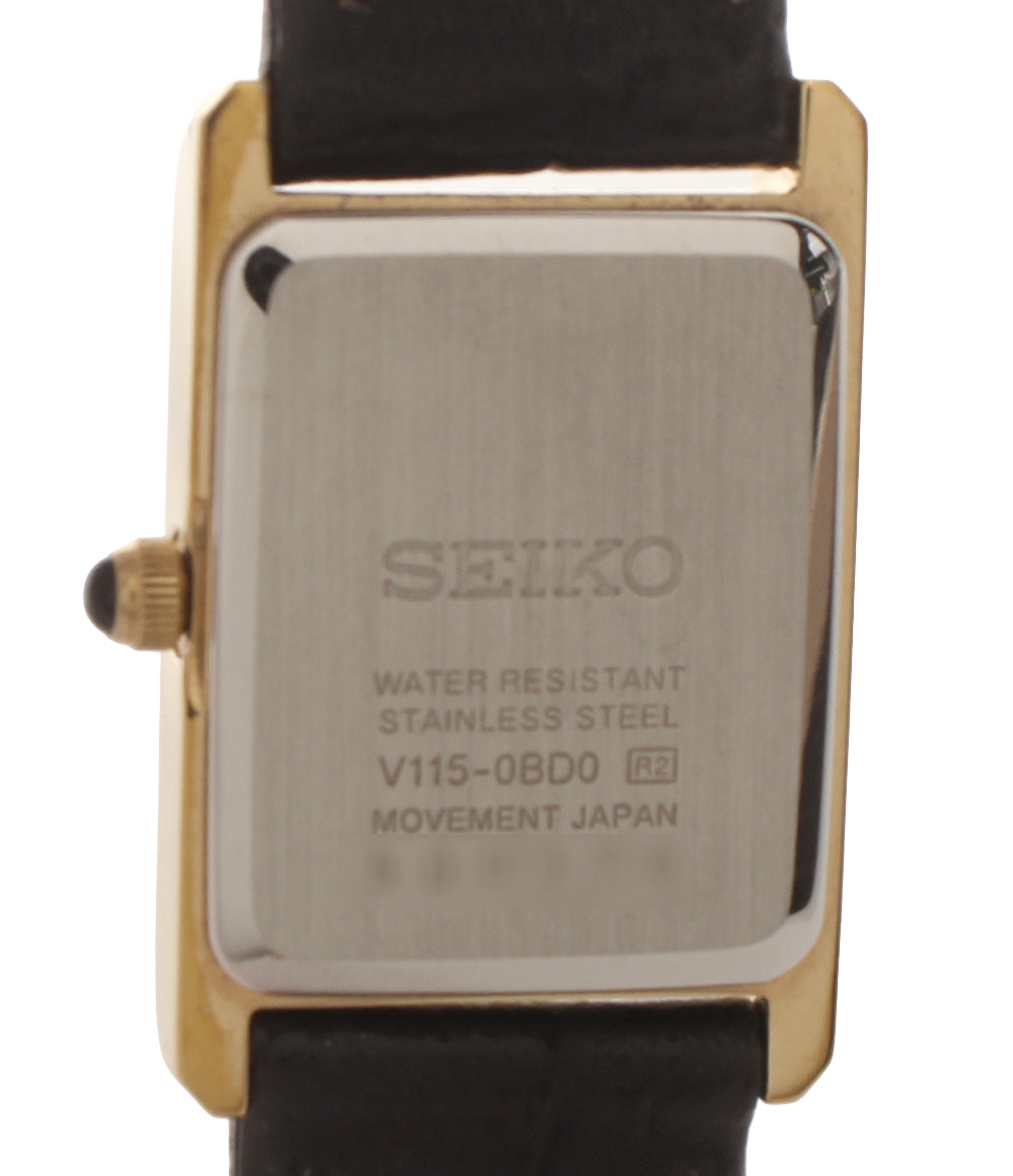 SEIKO 腕時計 ソーラー V115-0BD0 レディース セイコー – Rehello by
