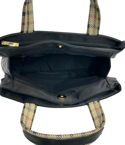 ダックス ハンドバッグ トートバッグ ナイロン チェック柄 レディース DAKS