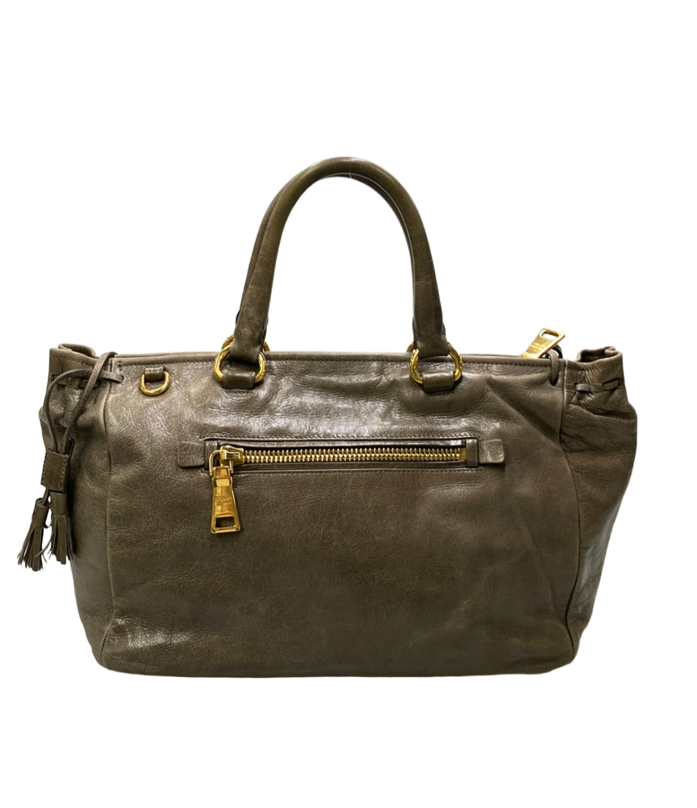 PRADA ハンドバッグ ショルダーバッグ 2WAY レザー VITELLO SHINE レディース プラダ