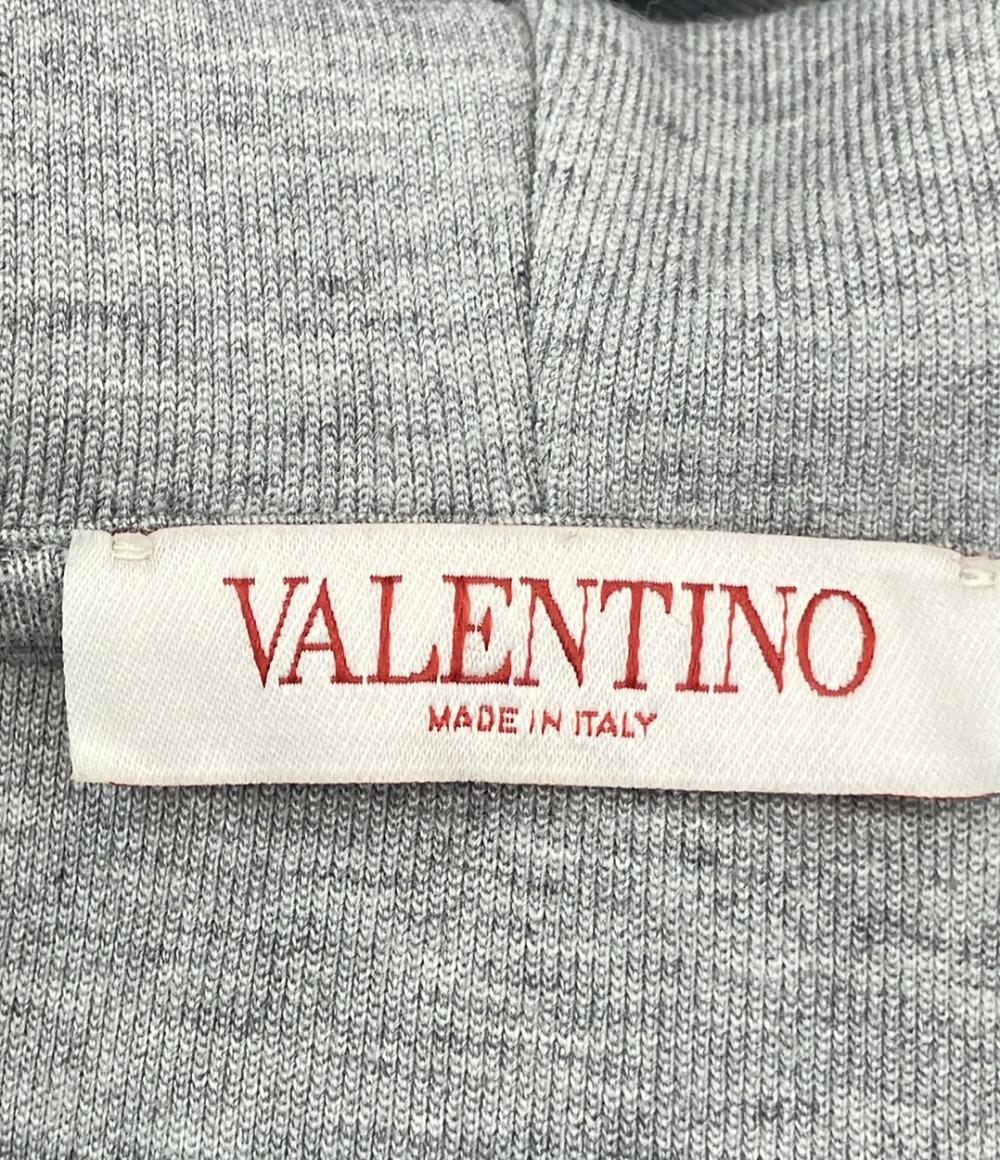 美品 VALENTINO プルオーバーパーカー スタッズ 1V3MF22U8PY レディース SIZE XXL ヴァレンティノ