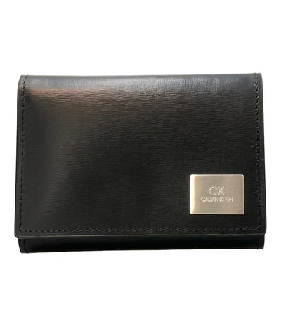 美品 Calvin klein 三つ折り財布 メンズ カルバンクライン