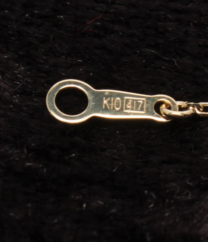 美品 クロチェ ネックレス K10 ホワイトオパール レディース Cloche