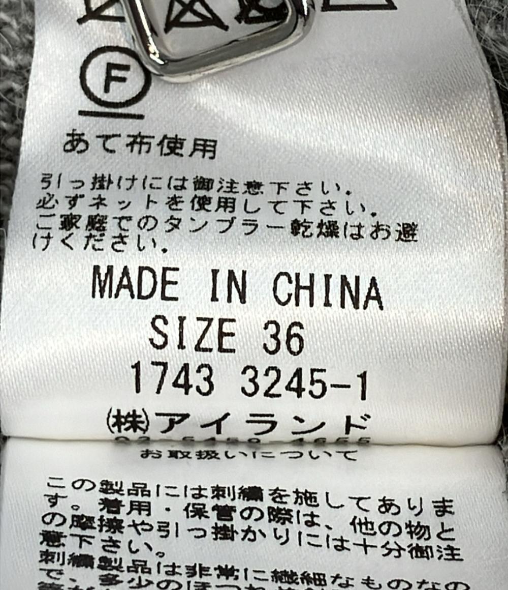 グレースコンチネンタル フラワー刺繍ニットワンピース レディース SIZE 36 (XS) GRACE CONTINENTAL