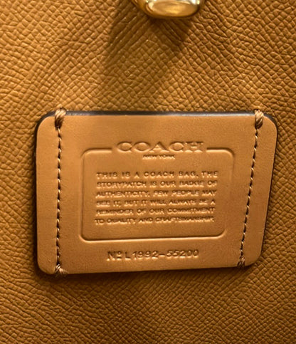美品 COACH 2WAY ショルダーバッグ 肩掛け 斜め掛け 55200 レディース コーチ