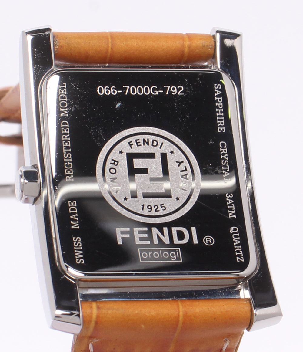 FENDI 腕時計 クラシコ クオーツ ブラック 066-7000G-792 メンズ フェンディ