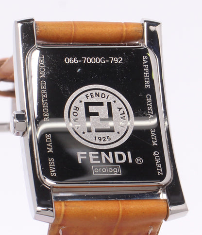 FENDI 腕時計 クラシコ クオーツ ブラック 066-7000G-792 メンズ フェンディ
