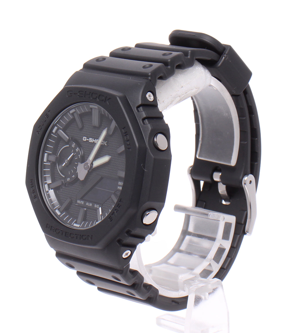 美品 CASIO 腕時計 リュクスブラック G-SHOCK クオーツ ブラック GA-2100LXB メンズ カシオ
