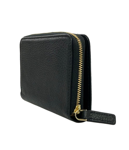 美品 Agnes b. VOYAGE ラウンドファスナー二つ折り財布 牛革 WAW07-01 メンズ アニエスベーボヤージュ