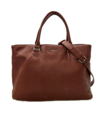 agnes b. 2way トートバッグ ショルダーバッグ 斜め掛け レディース アニエスベー