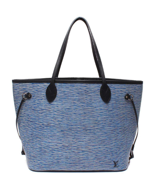 美品 LOUIS VUITTON トートバッグ 肩掛け ネヴァーフル MM エピ デニム