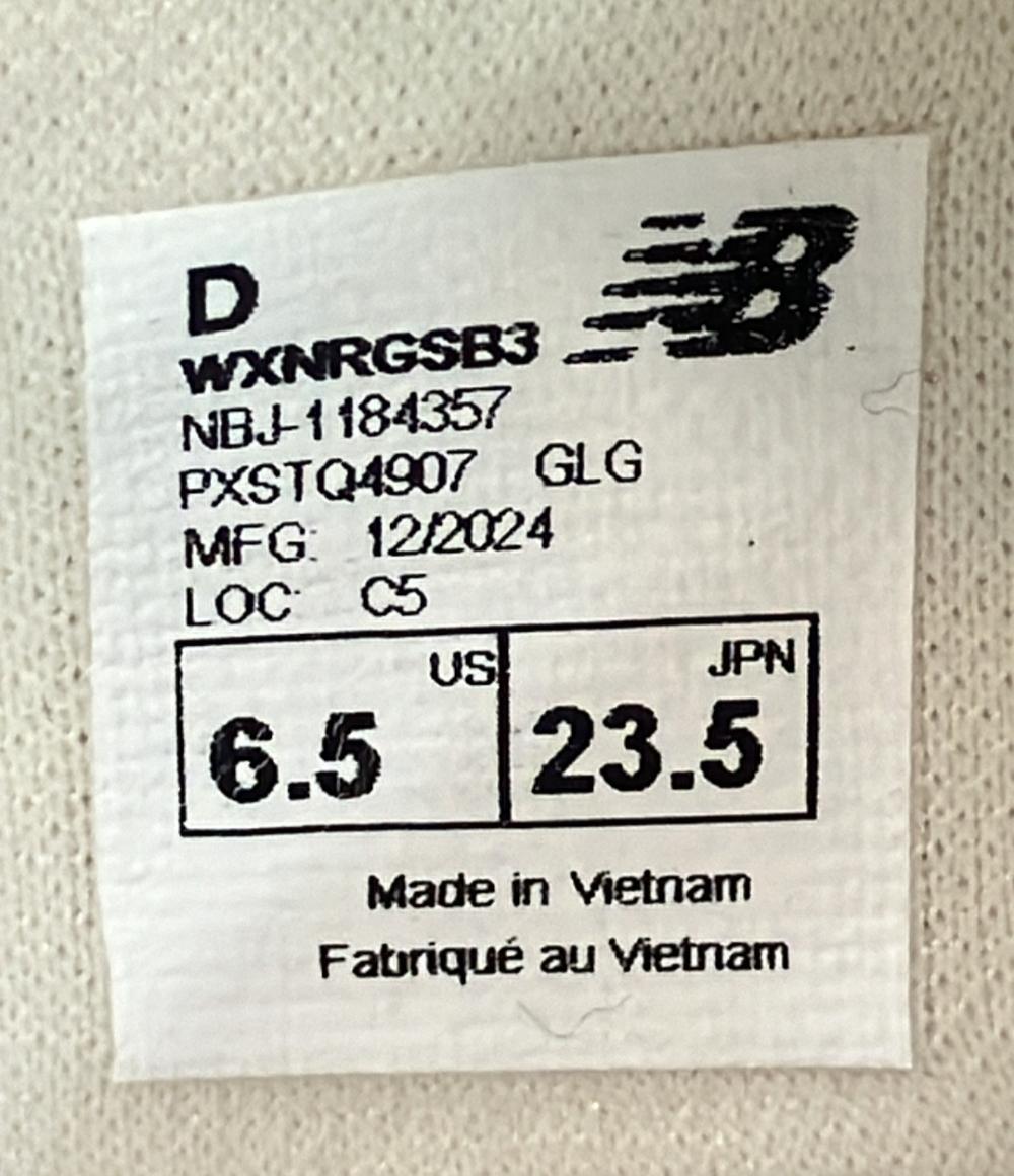 美品 NEW BALANCE ローカットスニーカー WXNRGSB3 レディース SIZE 23.5 (M) ニューバランス