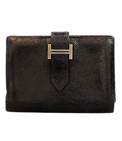 エルメス カードケース ▫︎L刻印 シルバー金具 べアン ユニセックス HERMES