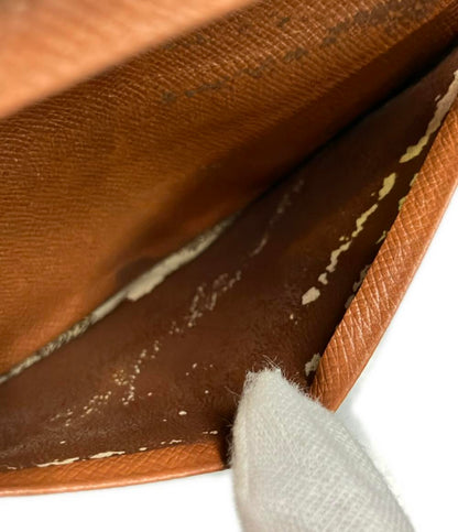 訳あり LOUIS VUITTON 二つ折り財布 ポルト モネ ビエ トレゾール モノグラム M61730 レディース ルイ・ヴィトン